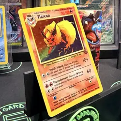 Pokemon Cards Flareon 3/64 Jungle Holo Rare - Image 2