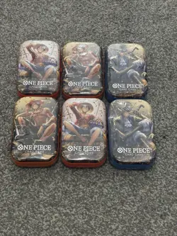 6 x One Piece Card Game Mini-Tin Pack Set Vol.2 Brand New Sealed (Description) - Image 2