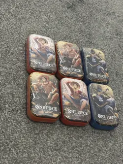 6 x One Piece Card Game Mini-Tin Pack Set Vol.2 Brand New Sealed (Description) - Image 4