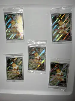 (5) Eevee 173 Sv: Scarlet & Violet Holo SEALED PROMOS Full Art Pokemon Cards - Image 1