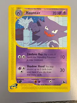 Pokemon TCG Haunter Card 63/144 WOTC Skyridge, Regular Common, EN-MP 2003 - Image 1