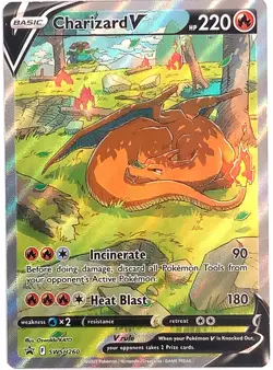 2022 Pokemon Charizard V - SWSH260 - SWSH: Sword & Shield Promo Cards (SWSD) - Image 3