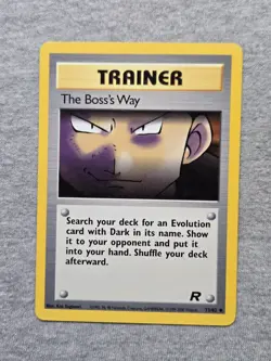 The Boss's Way 73/82 Team Rocket Pokemon Card WOTC - Image 1