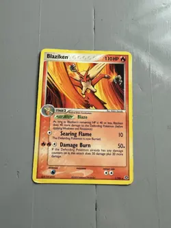 Blaziken Non Holo 1/106 EX Emerald Pokemon Trading Card (b95) - Image 1