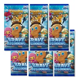 CookieRun Trading Card Game: Brave Beginnings - 6 Booster Pack Bundle - Image 1