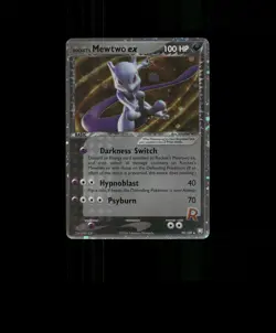 FAN-ART READ DESCRIPTION BELOW HOLO Mewtwo Card Mewtwo Pokemon Card p2 - Image 1