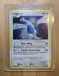 Lugia 14/132 MP Holo Rare - HOLO Secret Wonders Pokemon Card -HP/DMG - Image 1