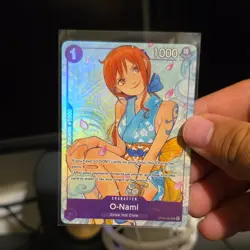 One Piece CCG O-Nami Character Promotion Cards Uncommon Foil OP05-062 Momoko - Image 1