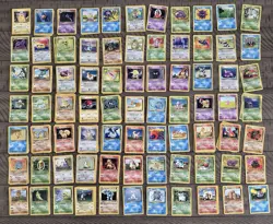 Vintage Pokemon Card Lot (297) Original Base Set - Multiple Doubles! Please Read - Image 2