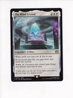 MAGIC THE GATHERING MTG FINAL FANTASY THE WIND CRYSTAL (X) - Image 1