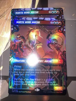 magic the gathering TMNT North Wind Avatar Borderless Foil X2 - Image 1