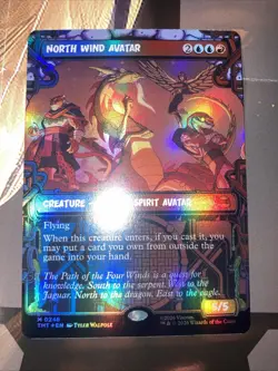 magic the gathering TMNT North Wind Avatar Borderless Foil X2 - Image 2