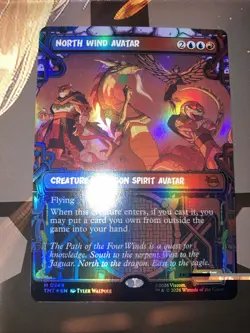 magic the gathering TMNT North Wind Avatar Borderless Foil X2 - Image 4