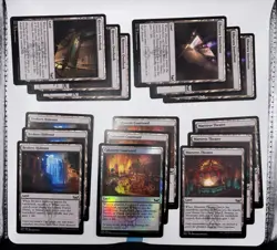 ✨ Lot of Capenna Tri Fetch Lands, 3x FULL SETS *NM*, Magic MTG EDH Deck Pauper - Image 1