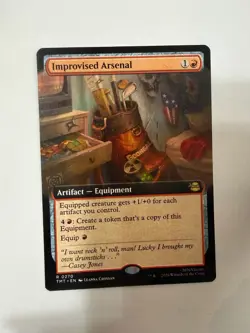 Improvised Arsenal (Extended Art) MTG: Teenage Mutant TMNT -SHIPS NOW! - Image 1