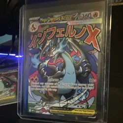 Pokemon Mega Charizard X EX Mega Evolution Holo Card Lot - 2 Cards - Image 2