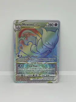 Mewtwo Vstar 079/078 Pokemon Go Rainbow Rare - Secret Rare - MINT - Pokemon TCG - Image 1