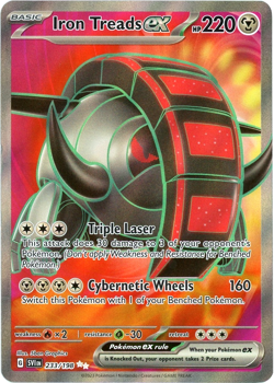 Iron Treads ex - 233/198 Ultra Rare Scarlet & Violet Base Set Pokemon English - Image 1