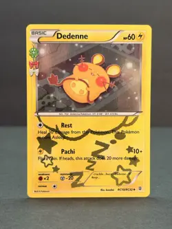 Pokemon TCG: Dedenne RC10/RC32 XY Generations Radiant Collection Holo LP - Image 1