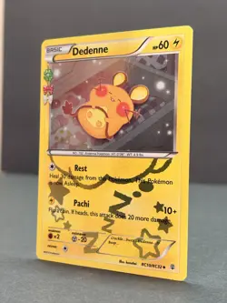 Pokemon TCG: Dedenne RC10/RC32 XY Generations Radiant Collection Holo LP - Image 2
