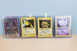 POKEMON The First Movie BLACK STAR PROMO SET 1999 Ancient Mew Pikachu Mewtwo - Image 3