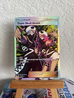Pokemon Team Skull Grunt Full Art Ultra Rare Holo SM Base Set 149/149 - Image 1