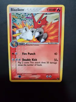 POKEMON TCG BLAZIKEN 1/17 HOLO RARE LP POP SERIES 1 - Image 2