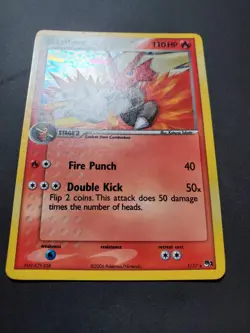 POKEMON TCG BLAZIKEN 1/17 HOLO RARE LP POP SERIES 1 - Image 3