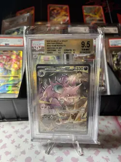 Pokemon TCG Team Rockets Nidoking EX 233/182 Destined Rivals Mint Condition - Image 1