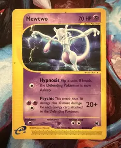 2002 Mewtwo 56/165- Expedition Base Set Non-Holo Regular Rare - Pokemon TCG - MP - Image 1