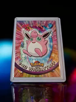 Wigglytuff #40 Topps Series 1 TV Animation Edition Black Label Pokemon 1999 - Image 1