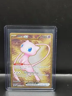 Pokemon Mew ex 205/165 Scarlet & Violet 151 Hyper Rare Full Art Holo Card - Image 1