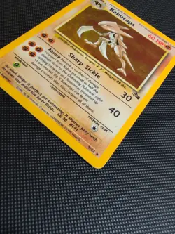 Kabutops 9/62 Fossil Holo Rare - Vintage 1999 WOTC Pokemon Card - MP/HP - Image 3
