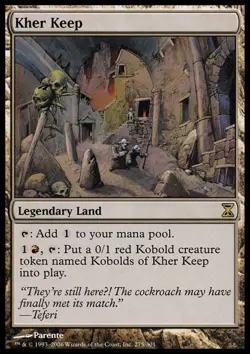 Damaged, English MTG Regular Kher Keep Time Spiral Magic the Gathering - Image 1