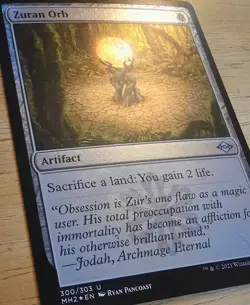 X 1 Zuran Orb Foil Etched NM-M MH2 300 MTG Magic The Gathering - Image 1