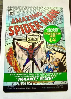 2025 Magic The Gathering Spider-Man The Amazing Spider-Man Peter Parker M 0232 - Image 2