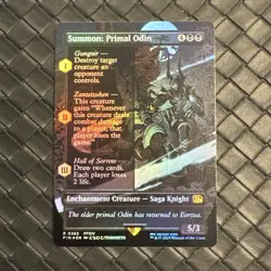 Summon: Primal Odin (Borderless) Final Fantasy Foil - Image 1