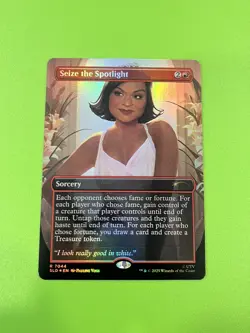 MTG Seize The Spotlight 7044 Foil Dwight's Destiny Bonus Secret Lair The Office - Image 1