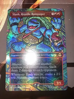 Slash, Reptile Rampager (Borderless) Teenage Mutant Ninja Turtles Foil - Image 1