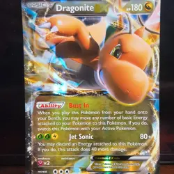 Pokemon Dragonite EX Full Art Holo Ultra Rare jumbo - Image 1