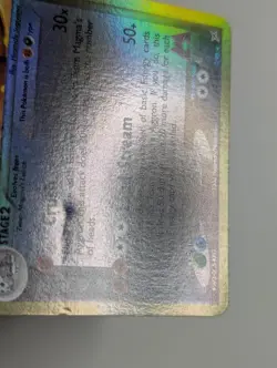 Damaged 2004 Pokemon EX Team Magma vs Team Aqua Aggron 7/95 Reverse Holo Rare - Image 3