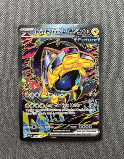 Iron Hands EX 154/131 Prismatic Evolution SIR Pokemon Special Illustration Rare - Image 1