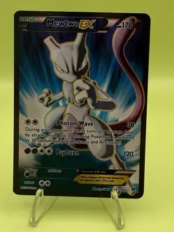 Pokemon TCG Mewtwo EX Holo Full Art Ultra Rare Card 157/162 - Image 1