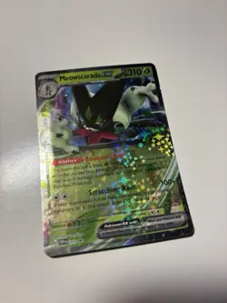Pokemon Meowscarada ex SVP 033 Black Star Promo Ultra Rare Holo HP - Image 1
