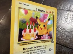 **MINT** Birthday Pikachu ~ Black Star Promo ~ Holo ~ Pokemon ~ Card 24 - Image 3