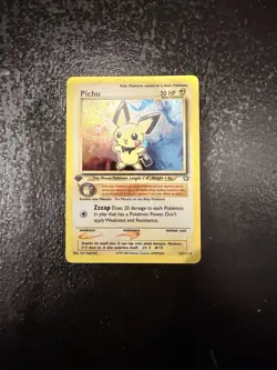 Pokemon TCG Pichu Holo Rare Neo Genesis 12/111 Mint Condition - Image 1