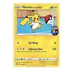 Pokemon TCG: Pikachu On The Ball 001/005 - Pokemon Futsal Promo - NM/M! Presale - Image 1