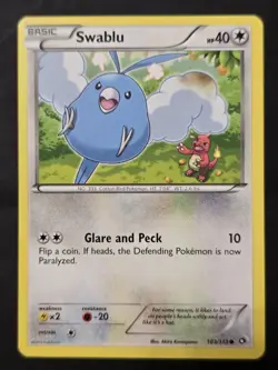 Pokemon TCG Swablu Legendary Treasures 103/113 Regular Common - Image 1