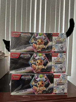 Pokemon Prismatic Evolutions Surprise Box Booster Bundle Sealed - Sams Club NEW - Image 1
