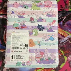 Pokemon Center Zip Binder With Zipper Goomy Mousieon Vileon Viscos Pokemon TCG - Image 1
